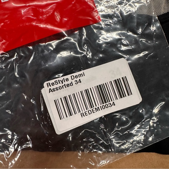 New Ruby Ribbon Second Skin Lace Demiette Bra Black - Picture 4 of 4